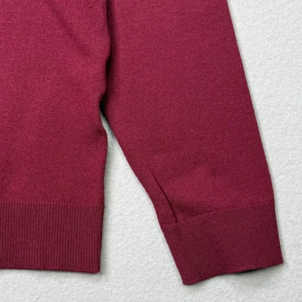 Alfani Men's Turtleneck Sweater, Maroon Banner Medium $60